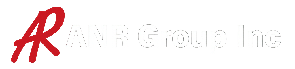 ANR Group Inc logo with gradient background